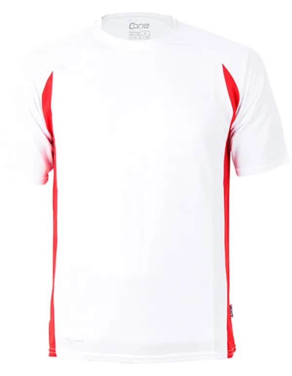 Racer Tech Tee - White/Red