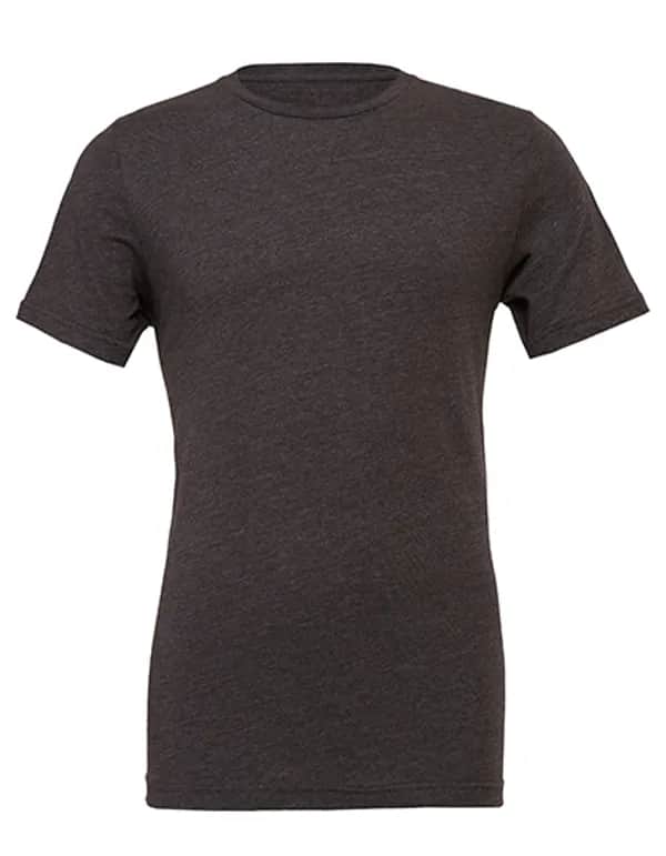 Unisex Heather CVC Short Sleeve Tee - Dark Grey Heather