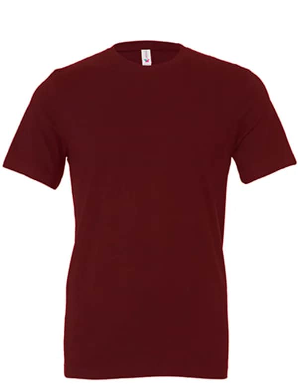 Unisex Jersey Short Sleeve Tee - Maroon