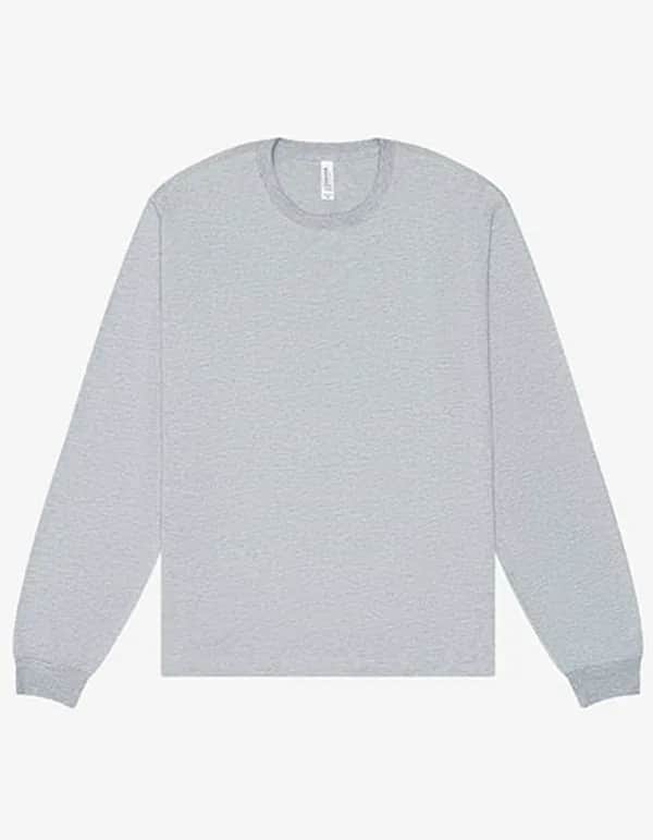 Unisex Heavyweight Long Sleeve Tee - Athletic Heather