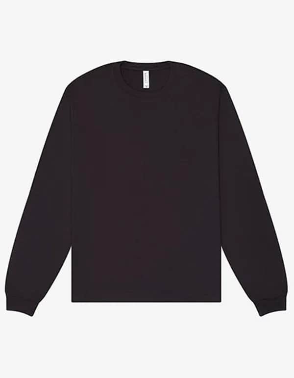 Unisex Heavyweight Long Sleeve Tee - Dark Grey