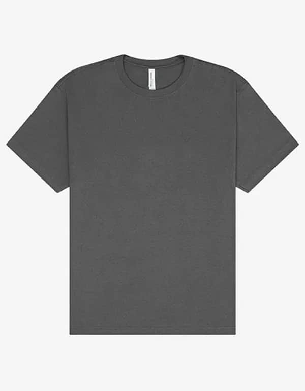Unisex Heavyweight Short Sleeve Tee - Asphalt (Solid)