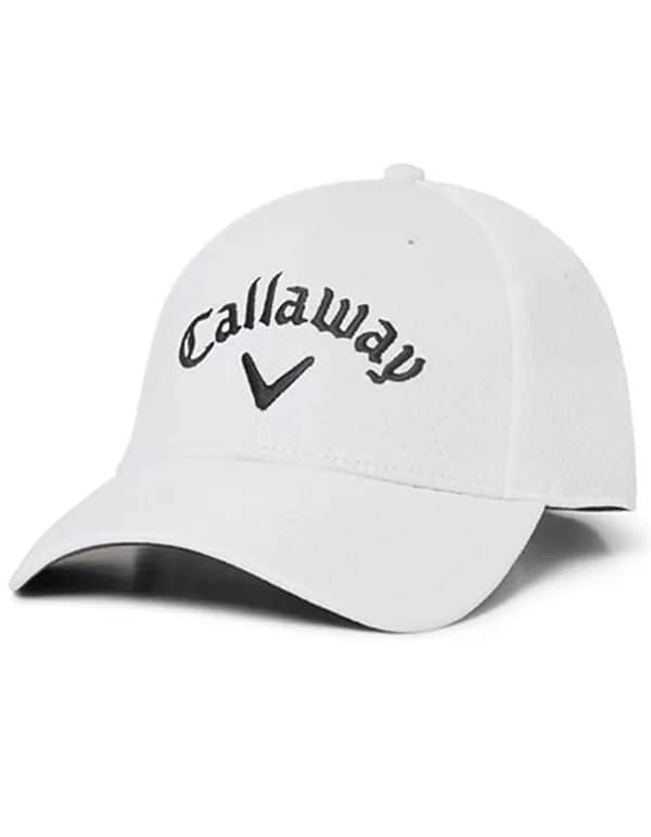 Ladies Side Crested Cap - White