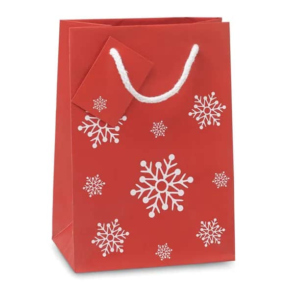 Geschenkpapiertüte Klein - BOSSA SMALL - Rot