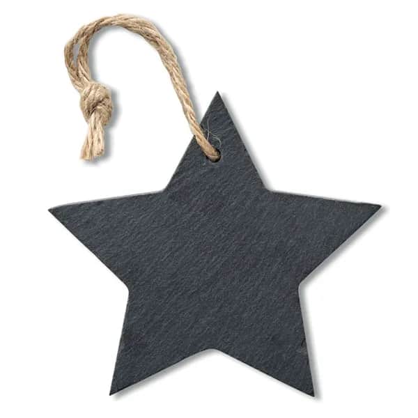 Anhänger Stern - SLATESTAR - Schwarz