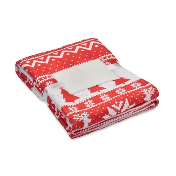 RPET-Fleece-Decke 190 g/m² - TOSTI - Rot