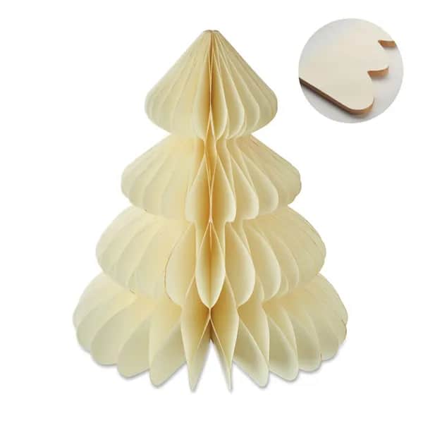 Weihnachtsbaum Papier - HARMOBIG - Beige