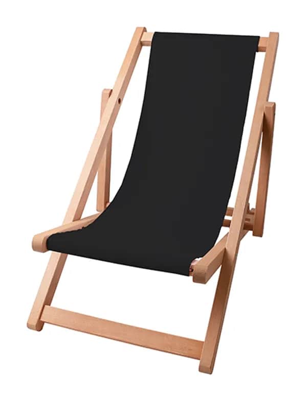Polyester Seat For Childrens Folding Chair - Black 1
