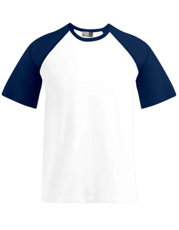 Men´s Raglan T - White/Navy