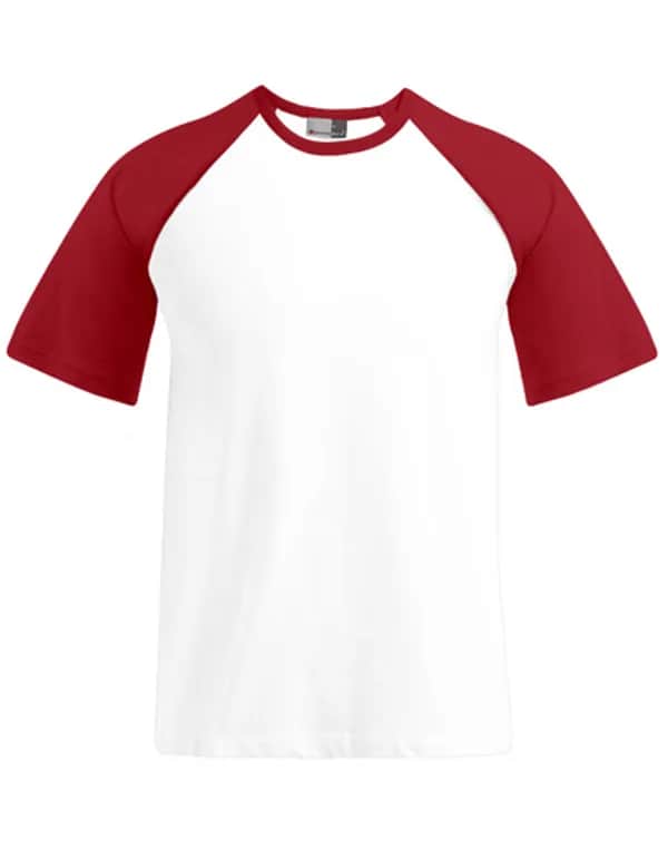 Men´s Raglan T - White/Red
