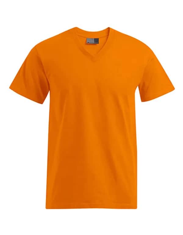 Premium V-Neck-T - Orange