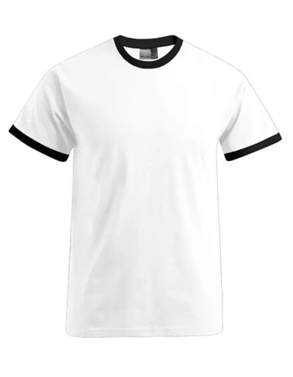 Men´s Contrast-T - White/Black