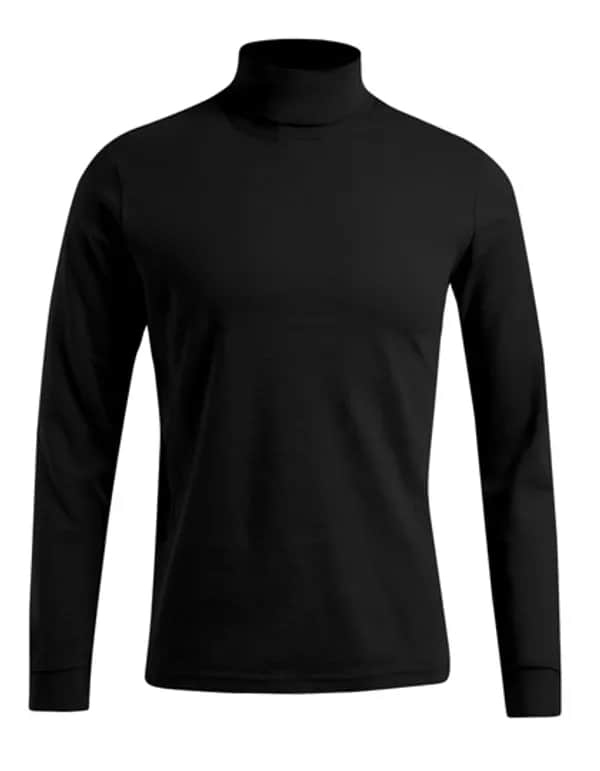 Men´s Turtleneck-T Long Sleeve - Black