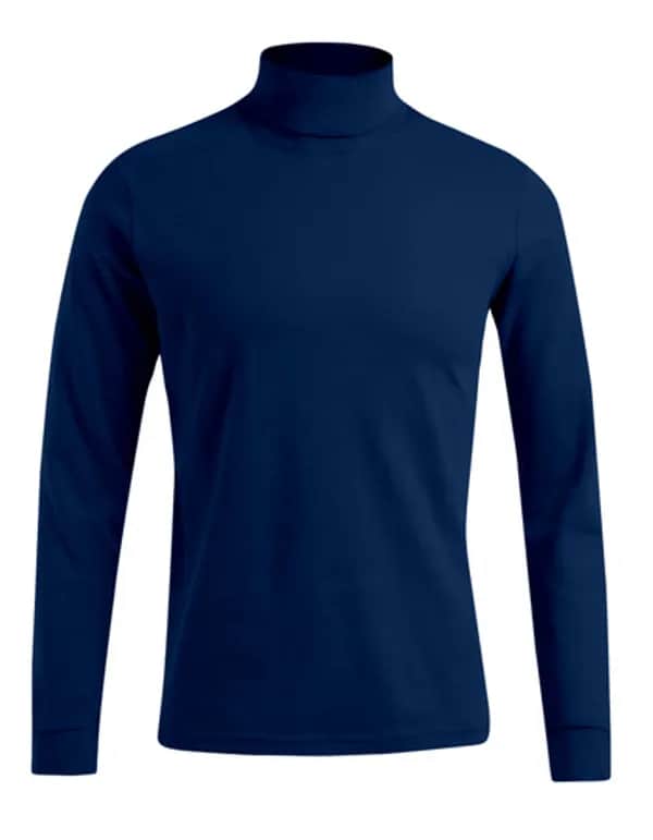 Men´s Turtleneck-T Long Sleeve - Navy