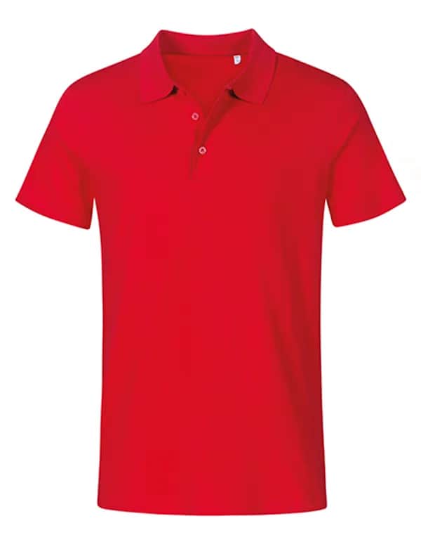 Men´s Jersey Polo - Fire Red