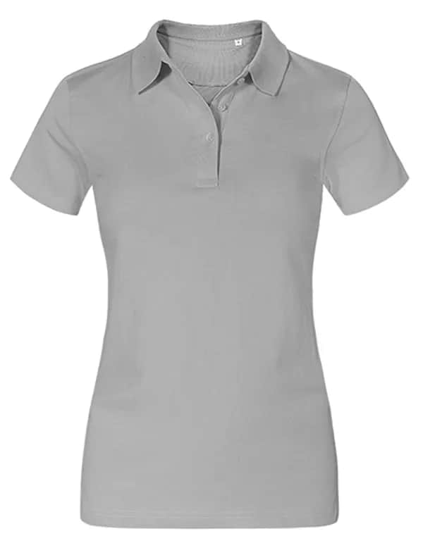 Women´s Jersey Polo - New Light Grey (Solid)