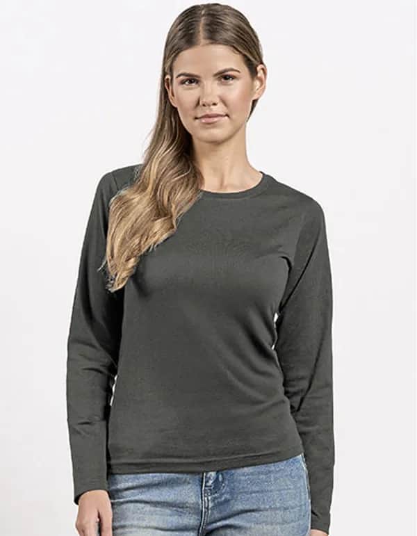 Women´s Premium-T Longsleeve - Charcoal (Solid)
