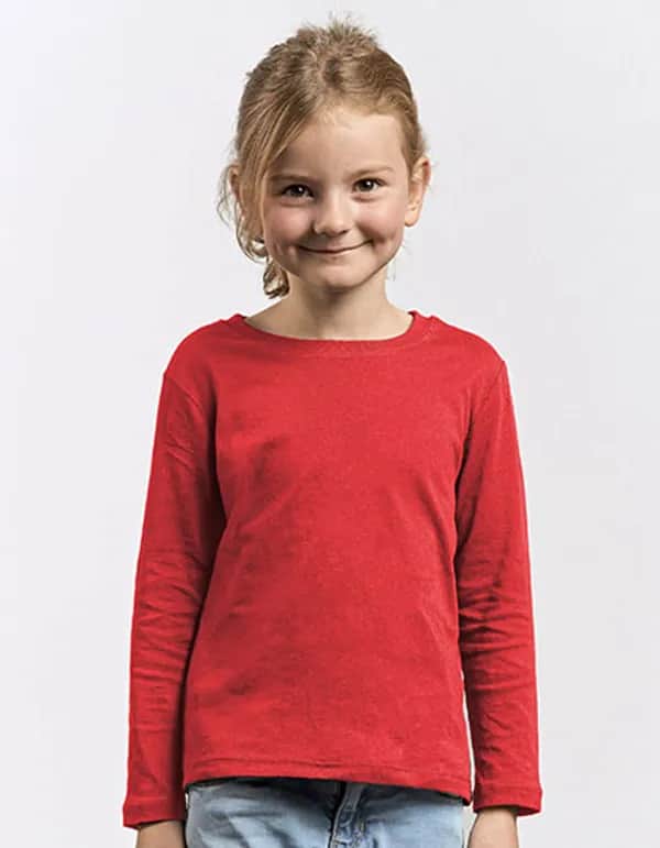 Kid´s Premium-T Longsleeve - Fire Red