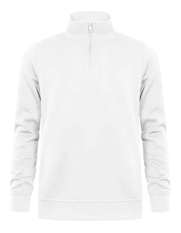Unisex Troyer Side Pocket - White
