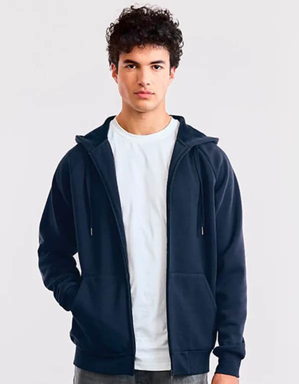 Unisex Heavy Hoodie Jacket - Navy