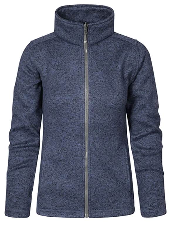 Women´s Knit Fleece Jacket C+ - Heather Blue
