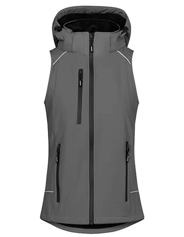 Women´s Softshell Vest - Steel Gray