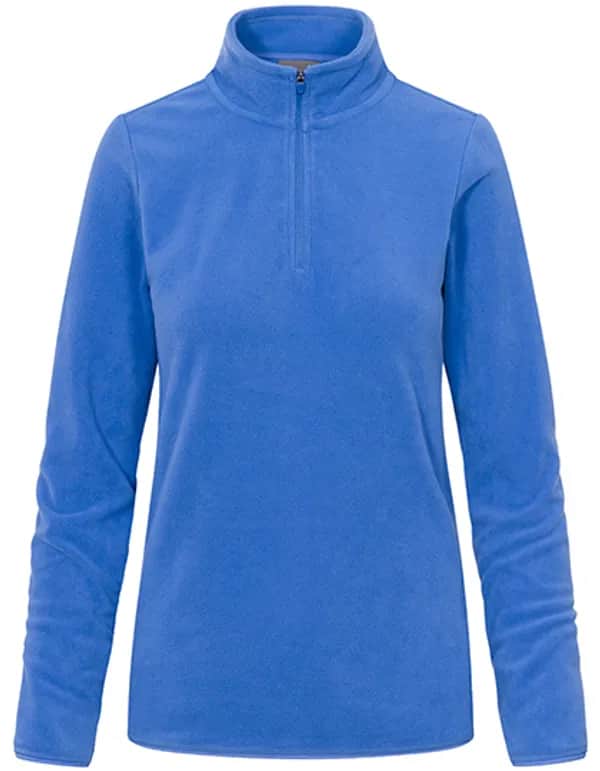 Women´s Recycled Fleece Troyer - Azur Blue