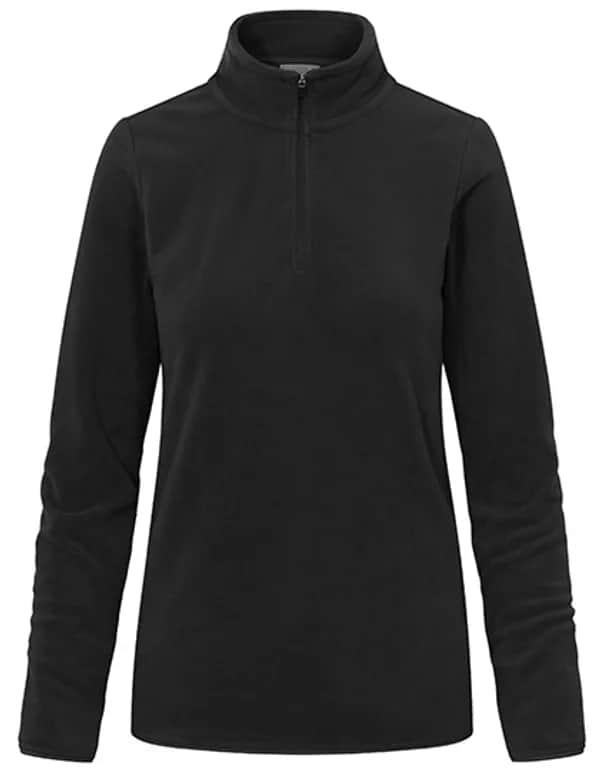 Women´s Recycled Fleece Troyer - Black