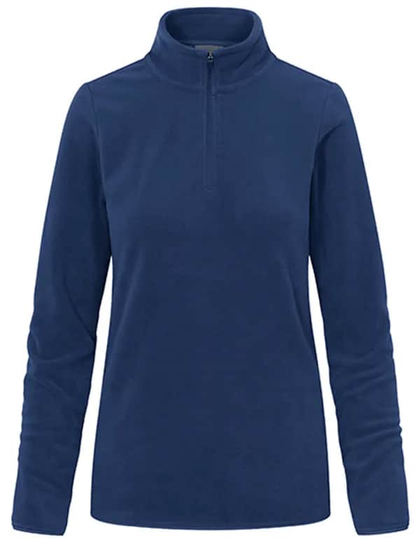 Women´s Recycled Fleece Troyer - French Navy