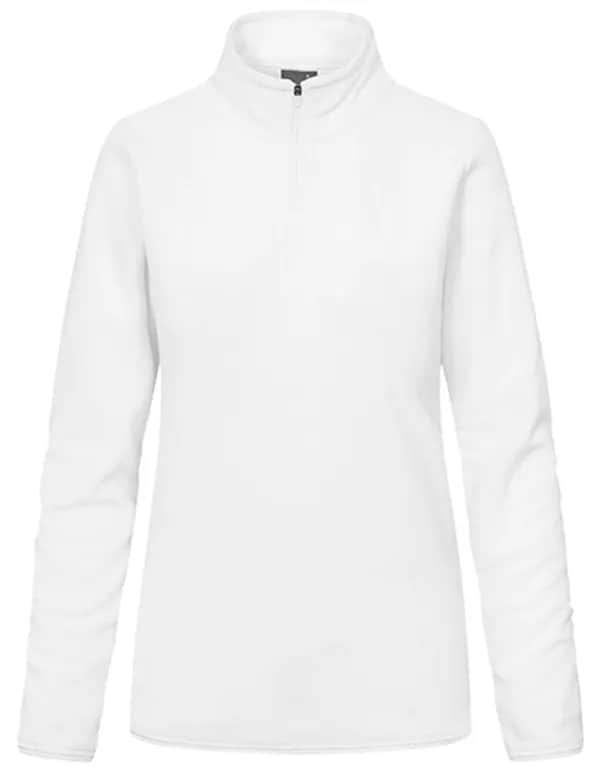 Women´s Recycled Fleece Troyer - White