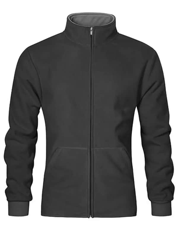 Men´s Double Fleece Jacket - Graphite (Solid)/Light Grey (Solid)
