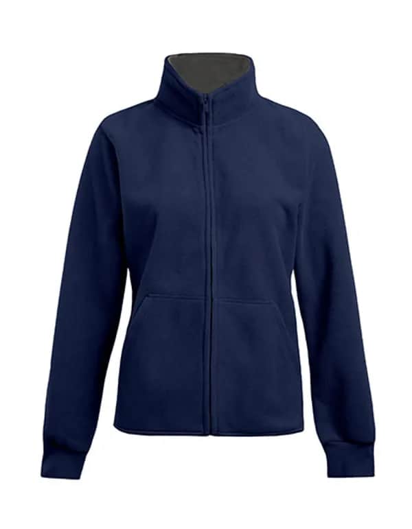 Women´s Double Fleece Jacket - Navy/Light Grey (Solid)