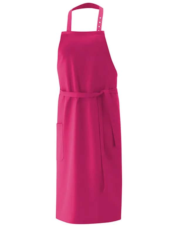 Latzschürze 80 x 100 cm - Hot Pink