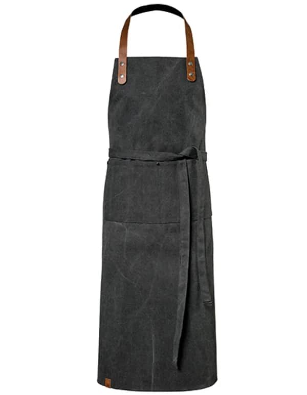 Latzschürze Canvas 75 x 100 cm - Black Washed