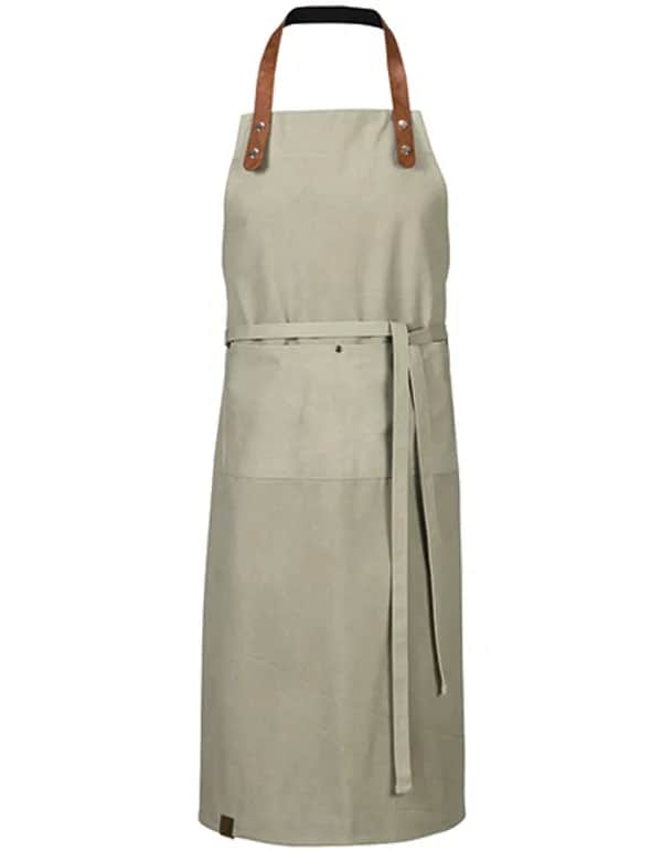 Latzschürze Canvas 75 x 100 cm - Olive Washed