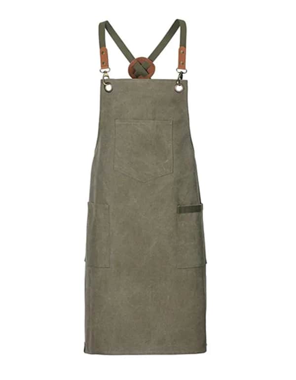 Latzschürze Canvas - Olive