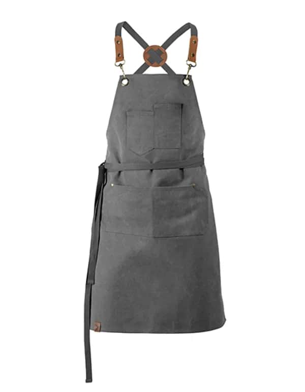 Unisex Latzschürze - Graphite