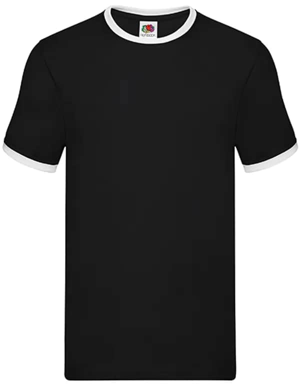 Ringer Tee - Black/White