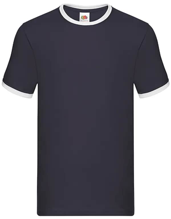 Ringer Tee - Navy/White