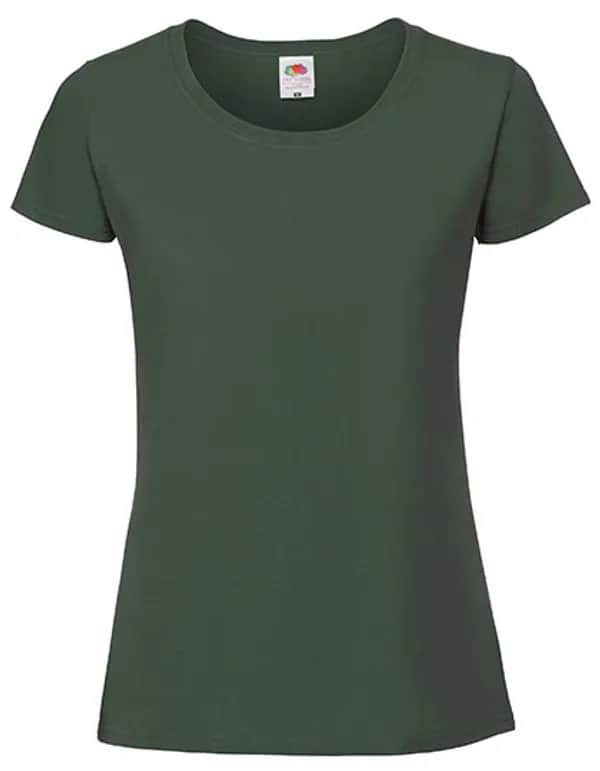 Ladies Iconic 195 Ringspun T - Bottle Green