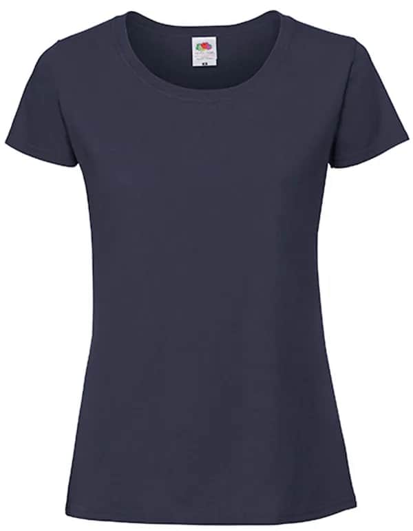Ladies Iconic 195 Ringspun T - Deep Navy