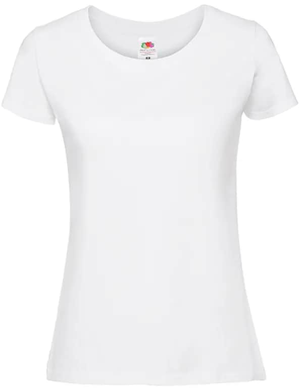 Ladies Iconic 195 Ringspun T - White