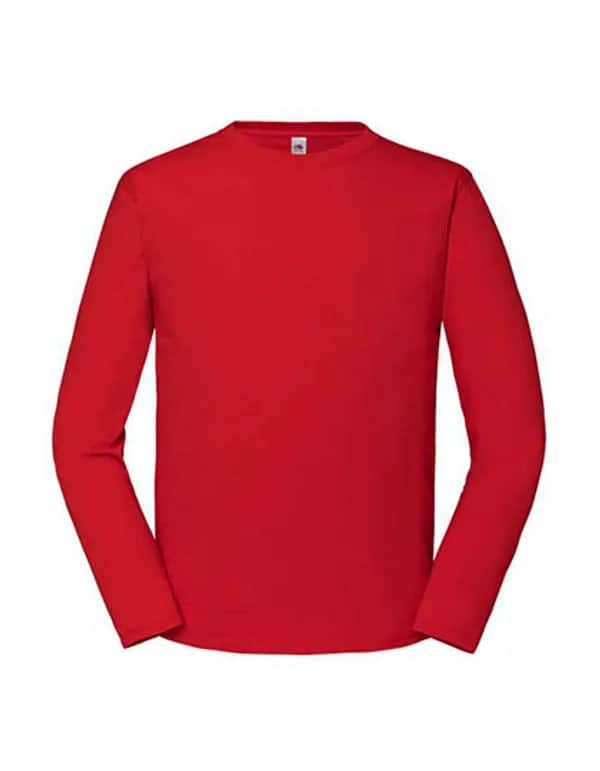 Iconic 195 Long Sleeve Ringspun T - Red
