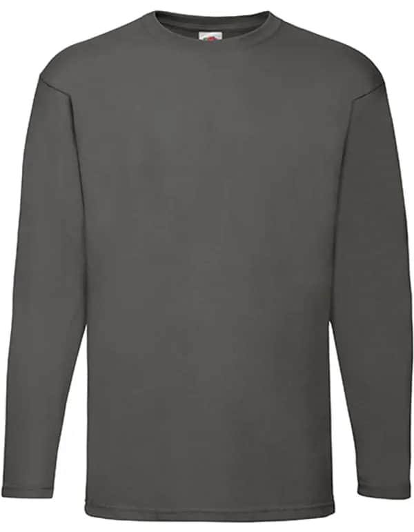 Valueweight Long Sleeve T - Light Graphite (Solid)