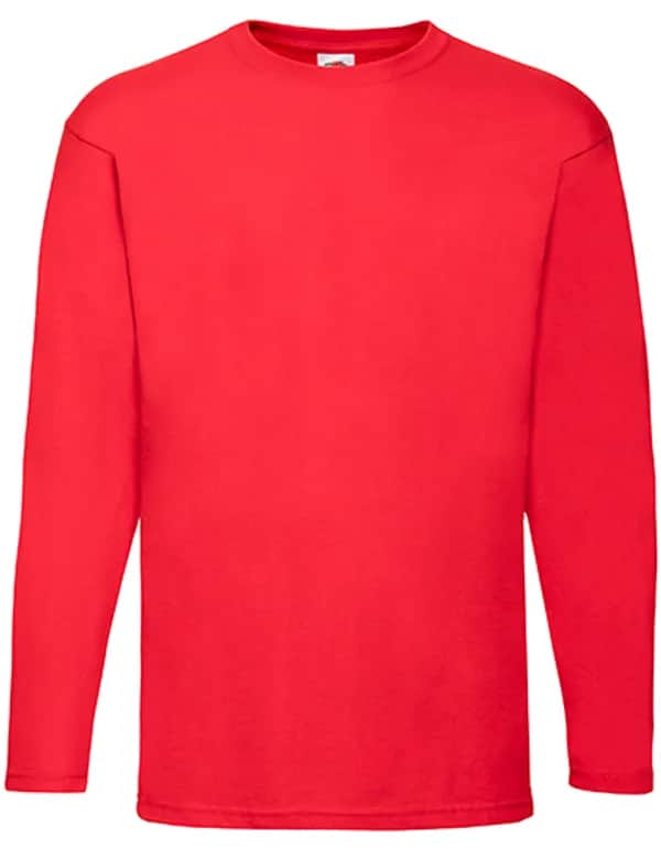 Valueweight Long Sleeve T - Red