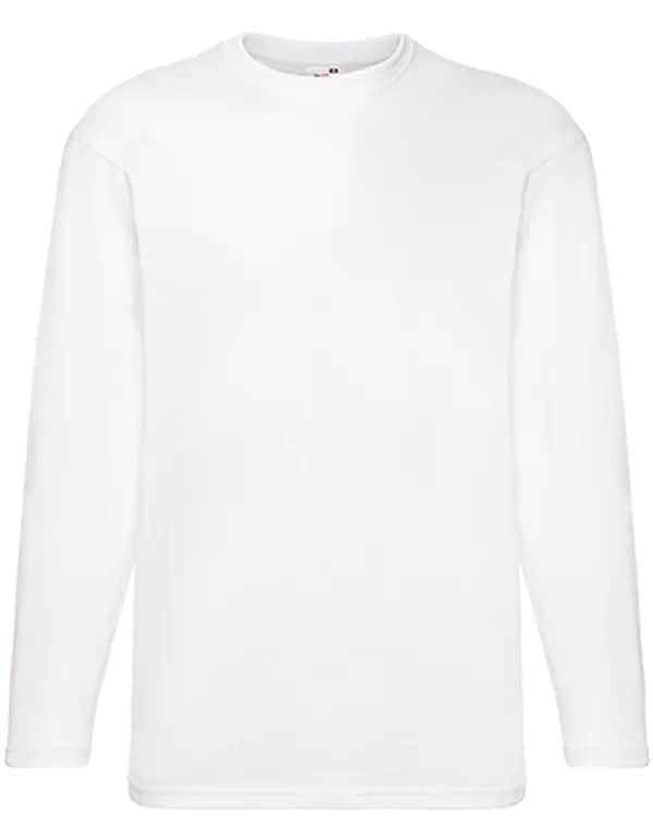 Valueweight Long Sleeve T - White