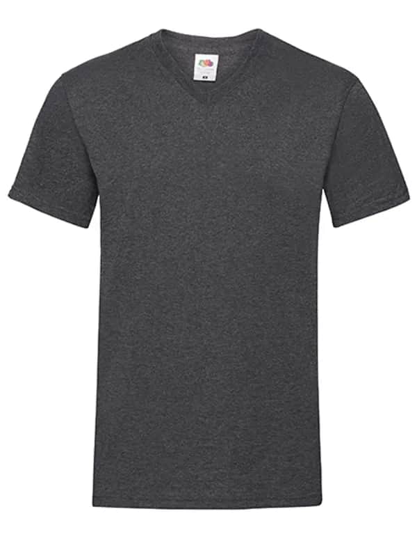 Valueweight V-Neck T - Dark Grey Heather