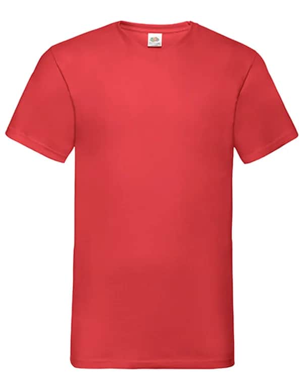 Valueweight V-Neck T - Red