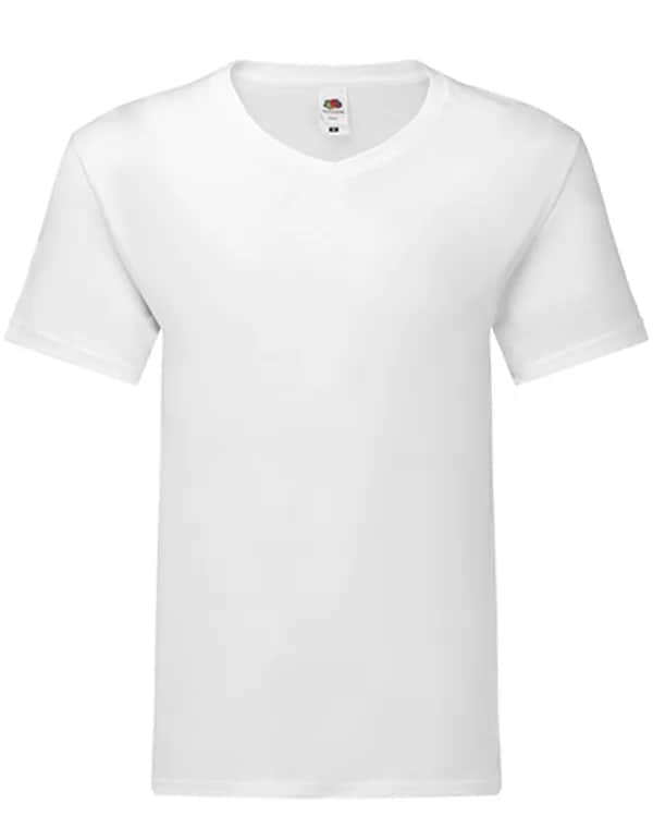 Iconic 150 V Neck T - White