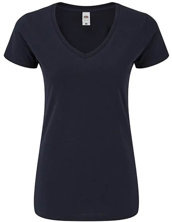 Ladies´ Iconic 150 V Neck T - Deep Navy